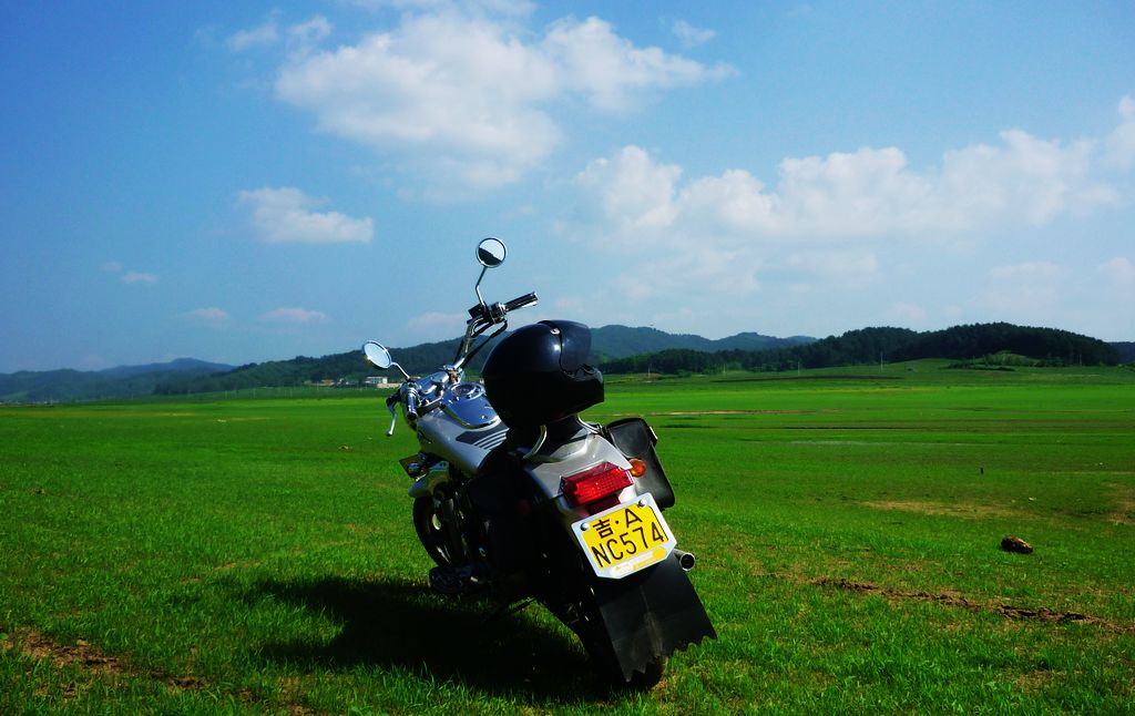 摩旅路上 我的摩托车